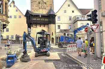 Coburg, eine Baustelle - Zu Fuß geht's derzeit am schnellsten - Neue Presse Coburg