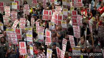 Teachers in state's largest school district vote to strike days before school year