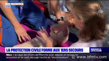 Sainte-Maxime: la Protection civile forme aux premiers secours - BFMTV