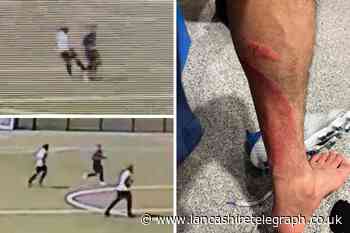 Footage captures horrendous assaults in amateur football game