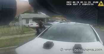 Dallas police officer shot at man with rifle as child was nearby - The Dallas Morning News