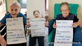 I nonni della casa di riposo di Matelica dispensano consigli per i giovani: migliaia di condivisioni su Facebook - Vivere Camerino