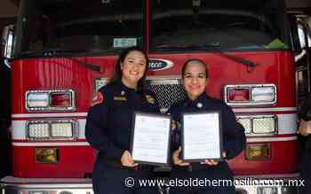 Miriam y Scarlett son las primeras maquinistas de Bomberos de Hermosillo - El Sol de Hermosillo