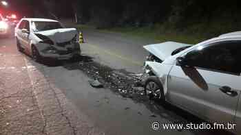 Colisão frontal deixa dois feridos em Ivoti - Rádio Studio 87.7 FM | Studio TV | Veranópolis