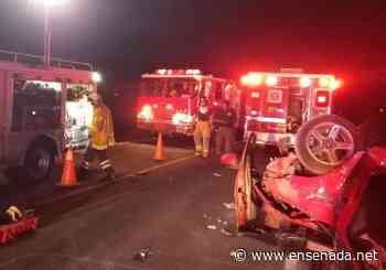 Cuatro heridos en volcadura en la carretera Libre - Ensenada.net