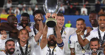 Real Madrid iguala a Barcelona y AC Milan con cinco Supercopas de Europa - MSN