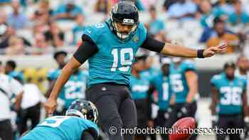 Jaguars have no kickers after cutting Ryan Santoso Tuesday