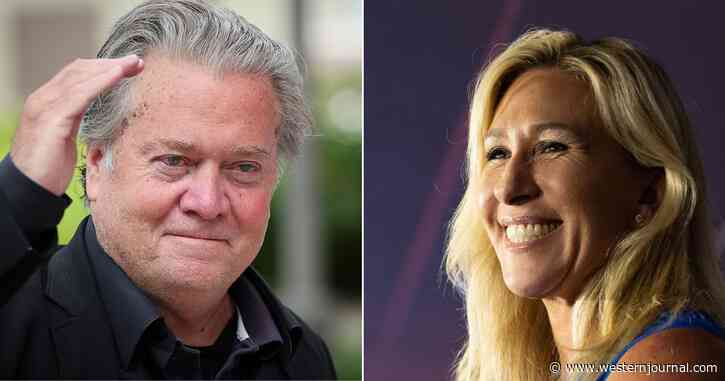Steve Bannon Endorses Marjorie Taylor Greene as Next Speaker of the House - Crowd Goes Wild