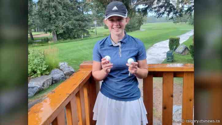Alberta teen records 2 hole-in-ones in a round in Canmore tournament