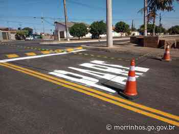 SMT segue revitalizando a sinalização de trânsito - Prefeitura Municipal de Morrinhos (.gov)