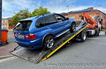 BMW seized In Blackburn after driver fails roadside drug test