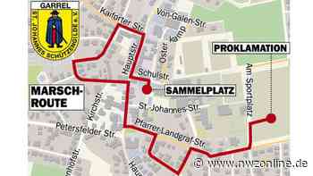 Wegen Ampel an der Hauptstraße: Garreler Schützen ändern Streckenverlauf für Umzug - NWZonline