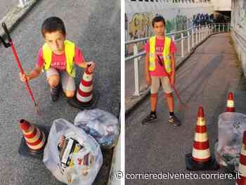 Treviso, premiato a 9 anni perché raccoglie i rifiuti in città: «Sogno un quartiere pulito» - Corriere