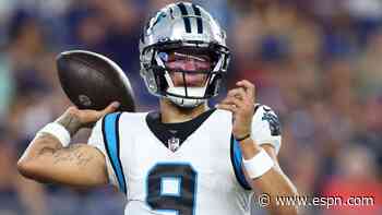 Panthers place QB Corral on season-ending IR