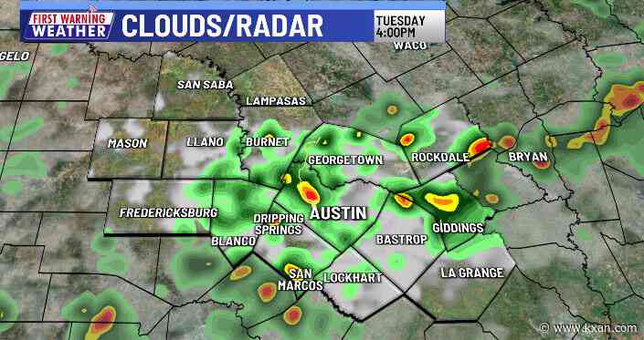 Scattered rain and cloud cover continue, but flooding risk decreases