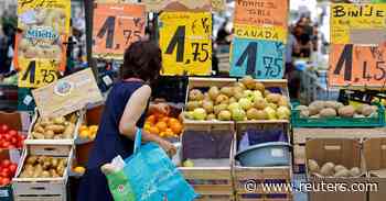 Euro zone consumer confidence rises to -24.9 in August - Reuters
