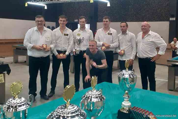 Beste Belofte-Biljartploeg pakt Beker van België