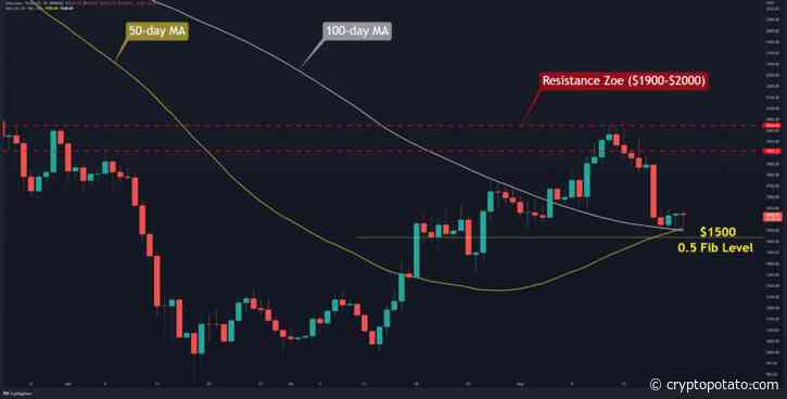 ETH Must Hold This Level to Prevent Another Crash (Ethereum Price Analysis) - CryptoPotato