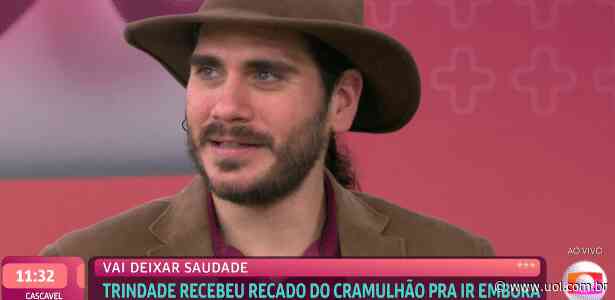 Sater se emociona com final de Trindade: 'Choro todo dia antes de dormir' - UOL