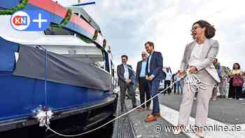 Schiffstaufen in Kiel : Weshalb Rotkäppchen besser knallt als Mumm - Kieler Nachrichten