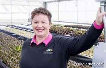 Marineland Mayor and Aquaponics Entrepreneur Angela TenBroeck Speaks at AACS Water Exhibit - FlaglerLive.com