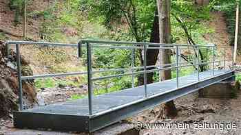 Nach Flutschäden: Pyrmonter Felsensteig wieder für Wanderer freigegeben - Rhein-Zeitung
