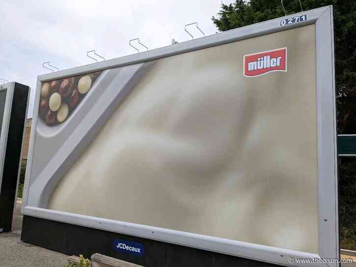 Müller billboards look to remind people that it is the ‘original’ corner yogurt