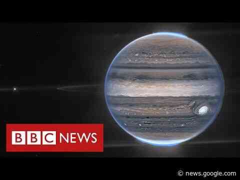 Extraordinary images of Jupiter captured by James Webb Telescope - BBC News - BBC News