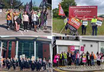 More strike action is scheduled for industries across East Lancashire and beyond