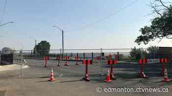 Part of Jasper Ave closed for bridge construction - CTV News Edmonton