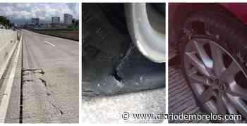 Baches en el Paso Express Cuernavaca causan ponchadura de llantas - Diario de Morelos
