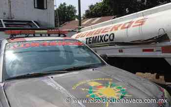 Prestan bomberos de Temixco 300 servicios al mes - El Sol de Cuernavaca