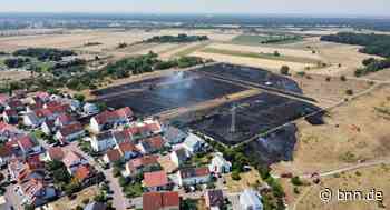 Feuer in Stutensee bedroht Wohngebiet – Feuerwehr greift rechtzeitig ein - BNN - Badische Neueste Nachrichten