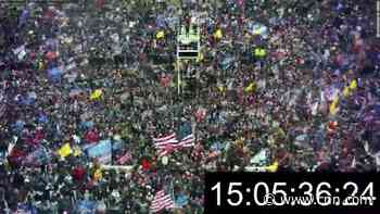 New timelapse shows pro-Trump mob swarming US Capitol during January 6 riot