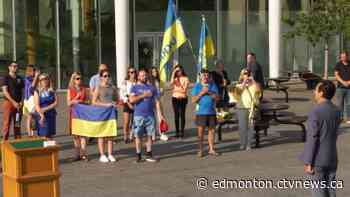 Day of the National Flag of Ukraine celebrated in Edmonton - CTV News Edmonton