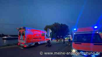 Rettungsaktion im Rhein: Vater mit vier Kindern in Not