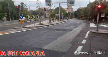 Catania: via passo Gravina, semaforo pedonale pericoloso - La Sicilia