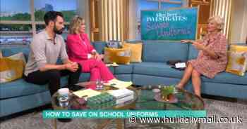 This Morning's Rylan Clark muscles in on school uniform debate - Hull Live