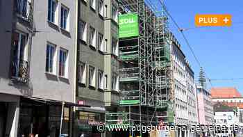 Augsburg: Im Brandhaus an der Augsburger Karolinenstraße rückt der Baukran an | Augsburger Allgemeine - Augsburger Allgemeine