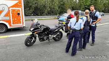 Unfall in Netphen: Motorradfahrer stürzt in Applauskurve - WP News