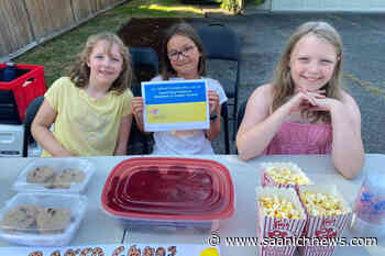 Central Saanich girls turn lemonade to cash for Ukrainians - Saanich News
