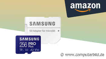 Amazon: Samsung-microSD mit 256 GB und Adapter für rund 32 Euro