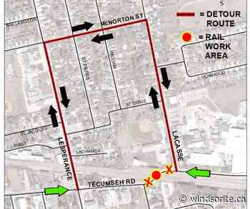 Watch For Railroad Maintenance Road Closures In Tecumseh This Week - windsoriteDOTca News