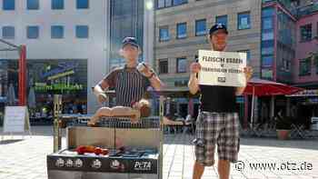 FDP ärgert Peta in Jena: Mit Gratis-Bratwurst gegen Grill-Baby