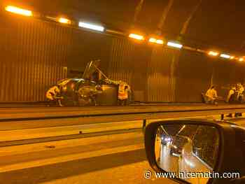 La voie rapide fermée à Nice après un impressionnant accident
