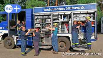 Luckenwalde: Technisches Hilfswerk bei Waldbrand und Hochwasser im Einsatz - Märkische Allgemeine Zeitung