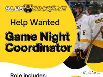 Olds Grizzlys Seeking Game Night Coordinator, Booster Association AGM On August 23rd - ckfm.ca