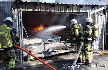 FW-SE: Feuer in Garage zerstört drei Autos