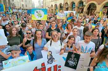 Emotionale Friedensdemo für die Ukraine