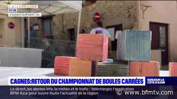 Cagnes-sur-Mer: le grand retour du championnat du monde de boules carrées - BFMTV